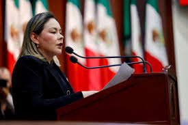 Yeraldine Bonilla asume gubernatura interina de Sinaloa en medio de tensión política